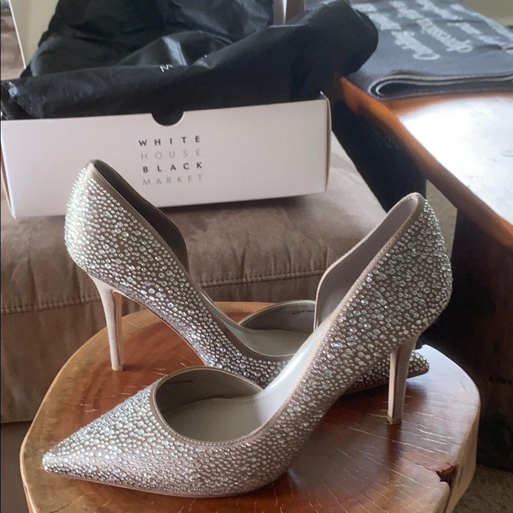 WHBM Rhinestone Pumps - Picture 5 of 5